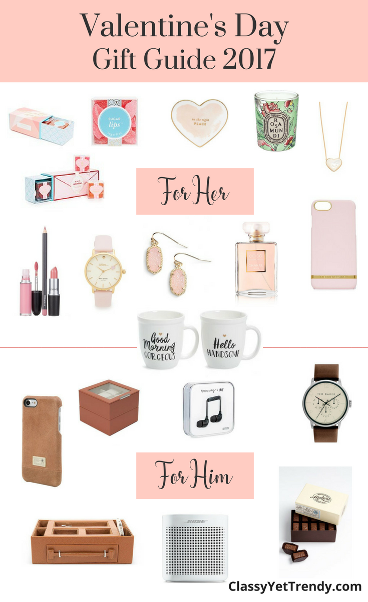 Valentine Gift Guide 2017 For Her and Him