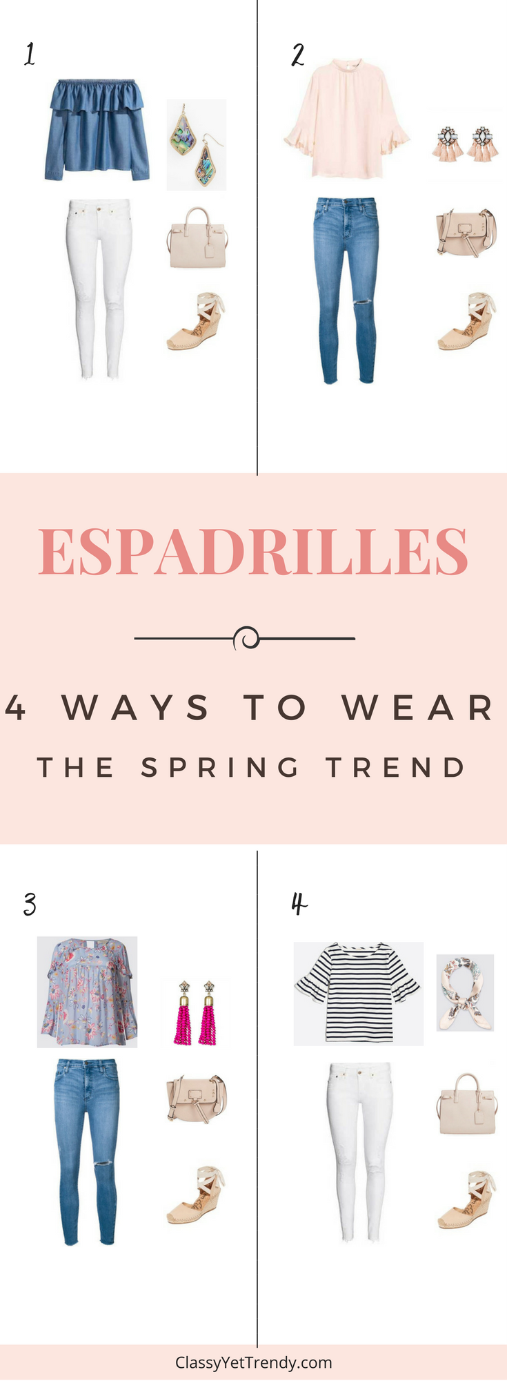 3 Ways to Wear Espadrilles This Spring