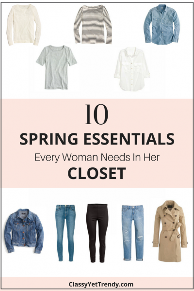 10 Spring Essentials Every Woman Needs In Her Closet