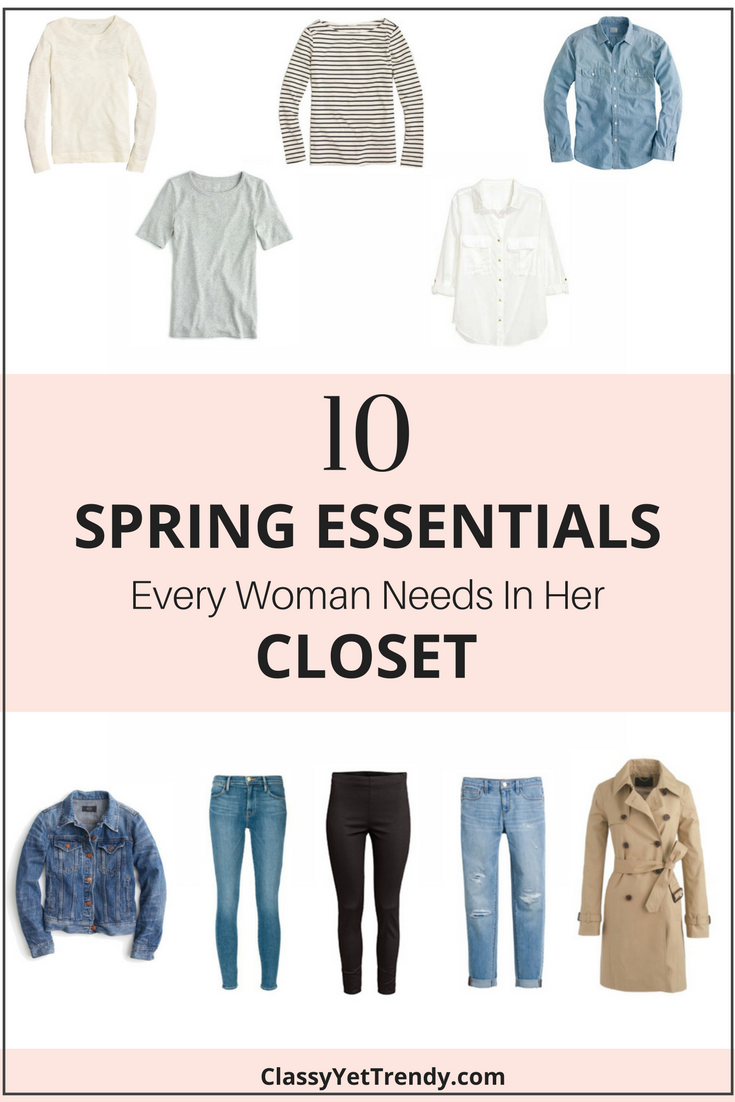 10 Spring Essentials Every Woman Needs In Her Closet
