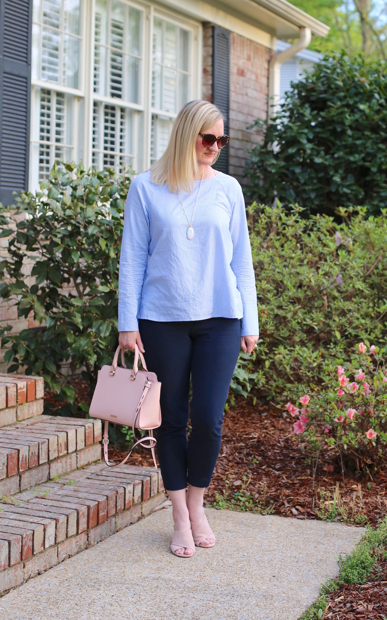 Styling a Blue Floral Dress Three Ways - Savvy Southern Chic