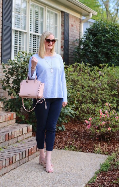 Pink and Blue (Trendy Wednesday Link-up #117) - Classy Yet Trendy