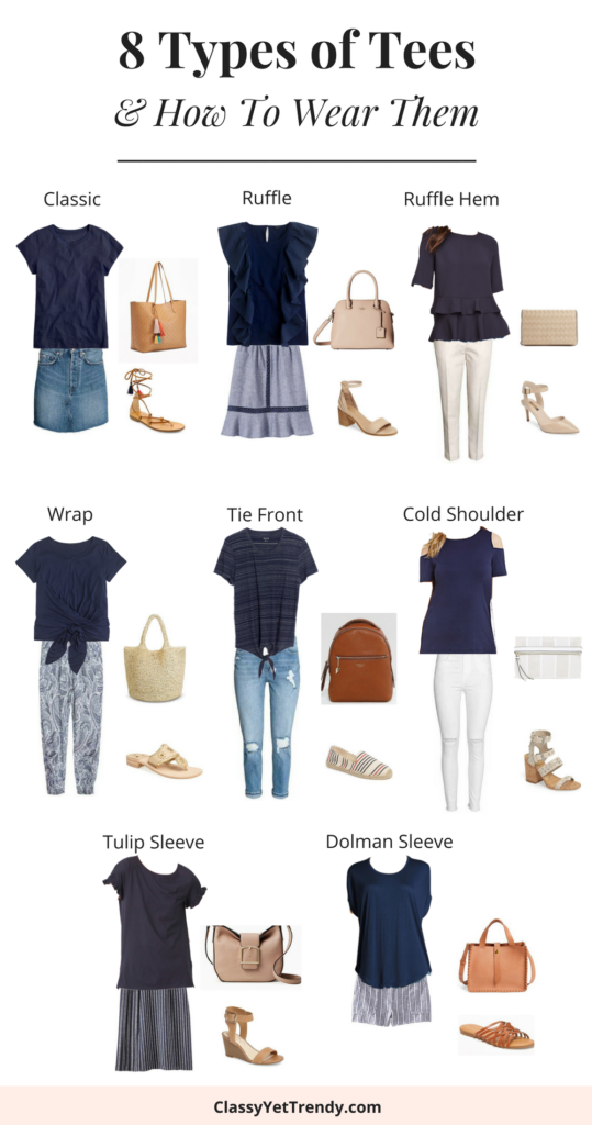 8 Types of Tees and How To Wear Them - Classy Yet Trendy
