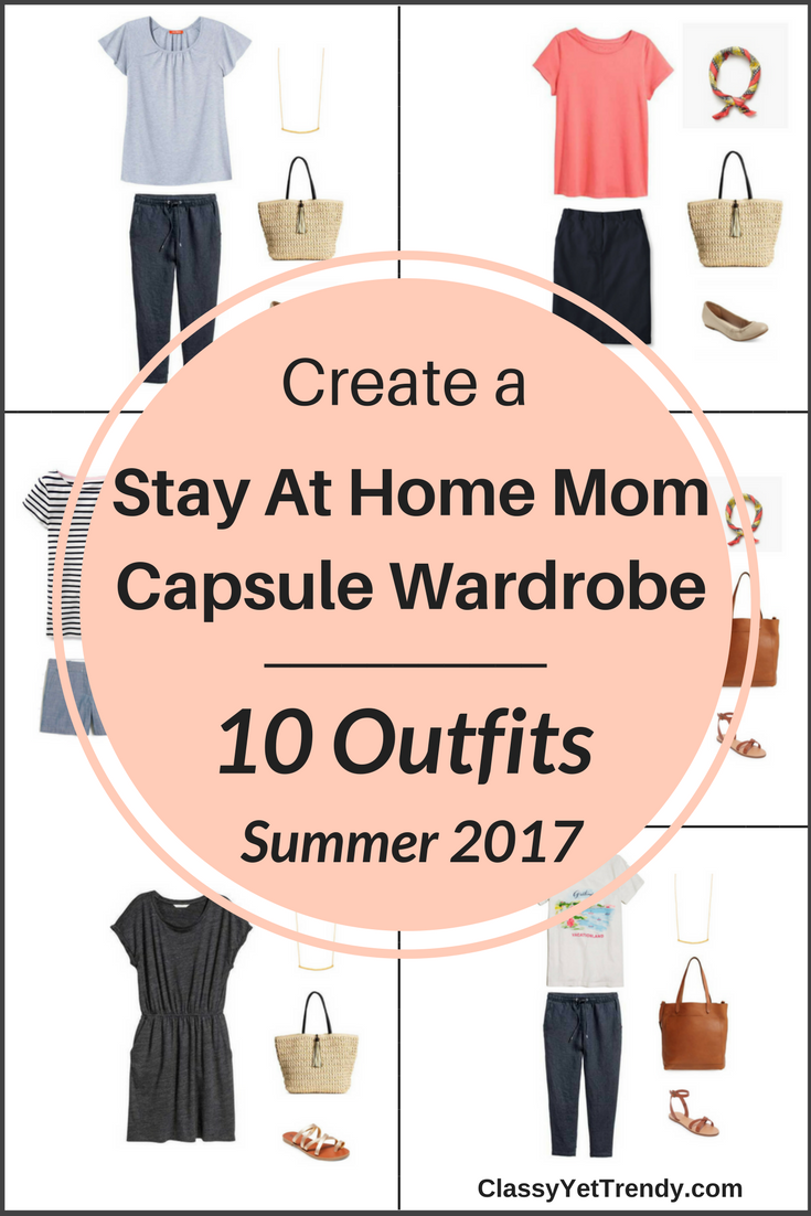 Stay At Home Mom Capsule Wardrobe On a Budget- 10 Summer Outfits