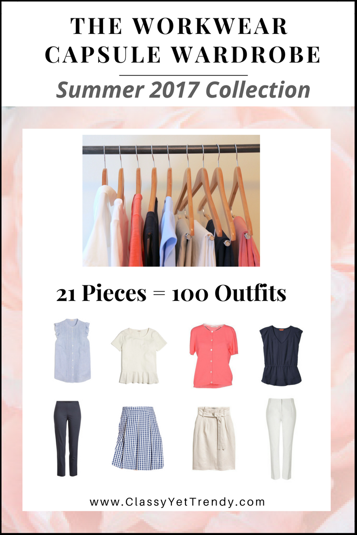 The Workwear Capsule Wardrobe: Summer 2017 Collection