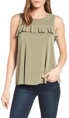 Ruffle Front Tee