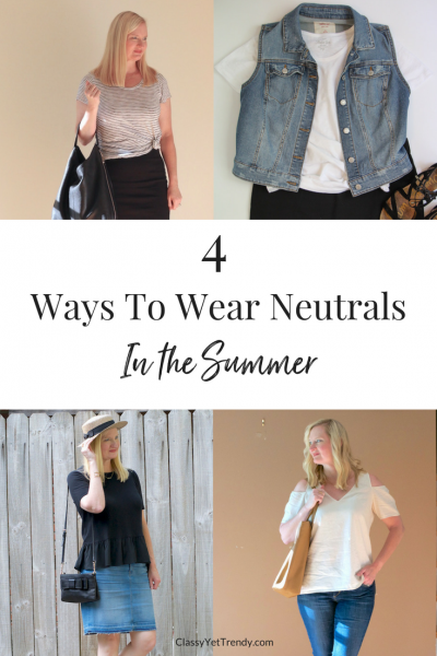 4 Ways To Wear Neutrals (Trendy Wednesday #126)