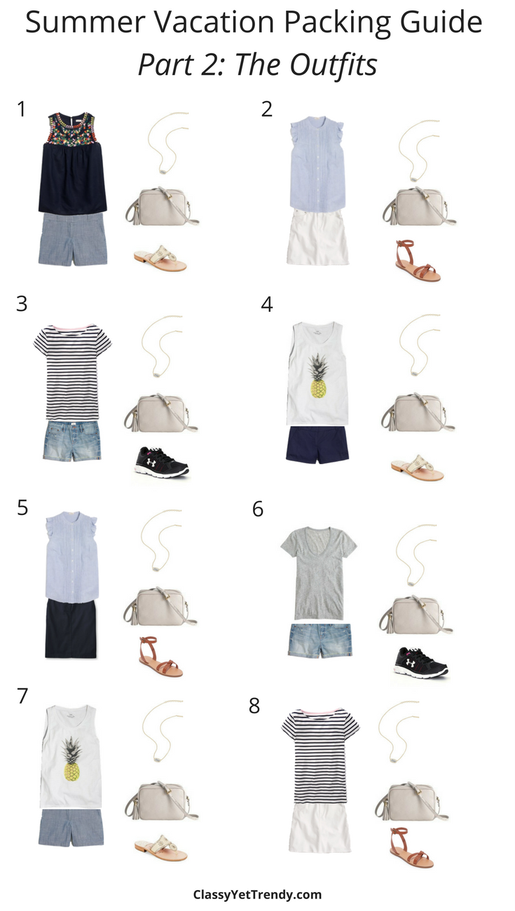 Summer Vacation Packing Guide Part 2: The Outfits - Classy Yet Trendy