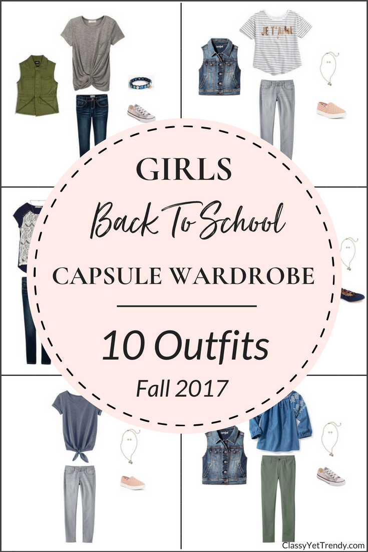 Create a Girl’s Back To School Capsule Wardrobe: 10 Fall Outfits