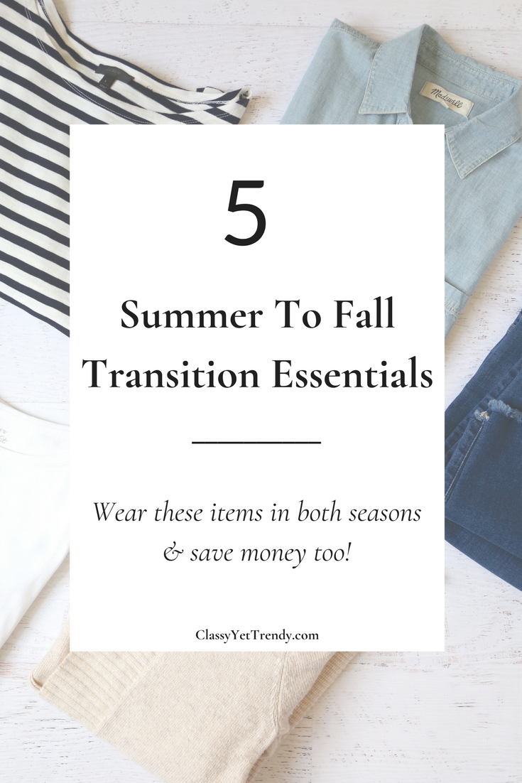 5 Summer To Fall Transition Essentials