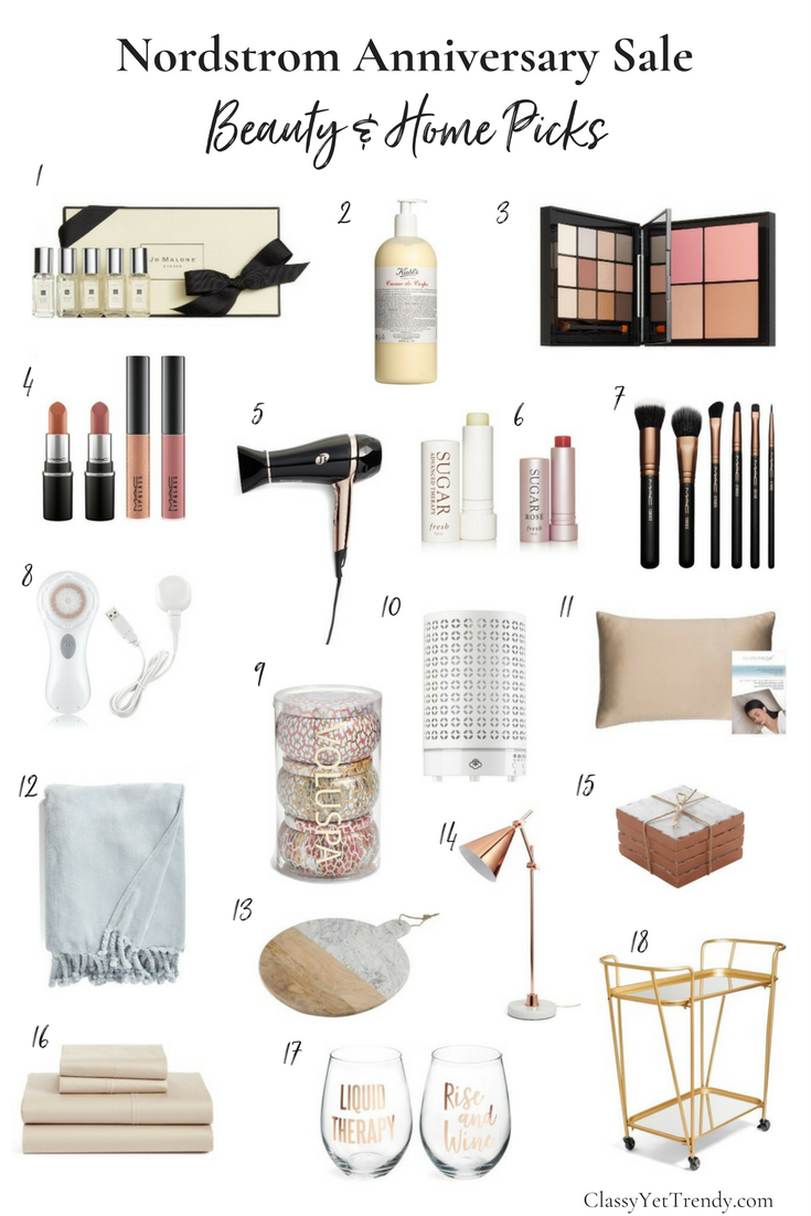 Nordstrom Anniversary Sale- Beauty and Home Picks