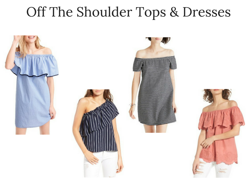 Summer 2017 Trends Report: Off The Shoulder Tops and Dresses