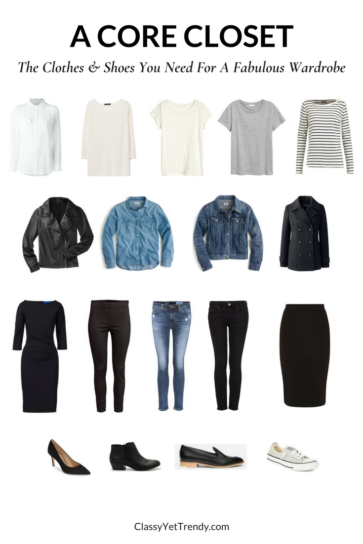 How To Create Outfits With A Core Closet: 30 Outfit Ideas - Classy