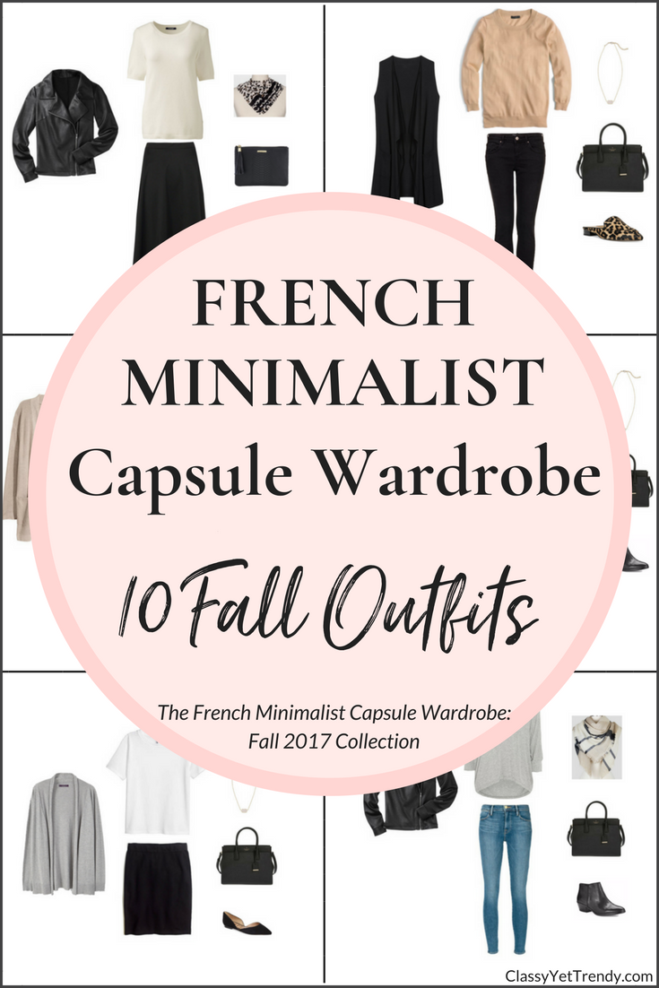 Create a French Minimalist Capsule Wardrobe: 10 Fall Outfits