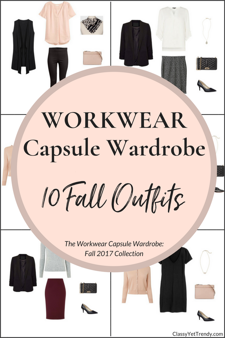 Create a Workwear Capsule Wardrobe: 10 Fall Outfits