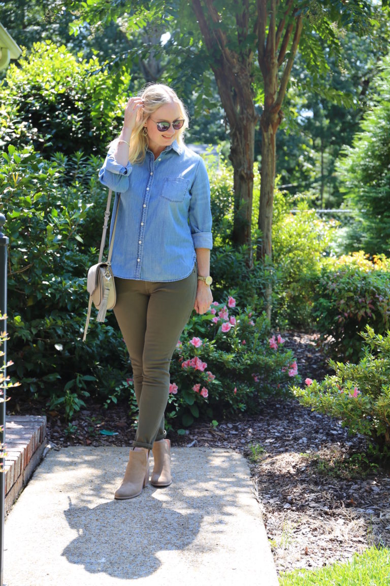 Chambray and Olive (Trendy Wednesday #135)