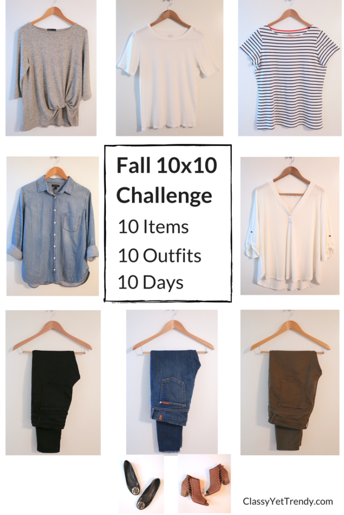 10 Items In 10x10 Fall Challenge