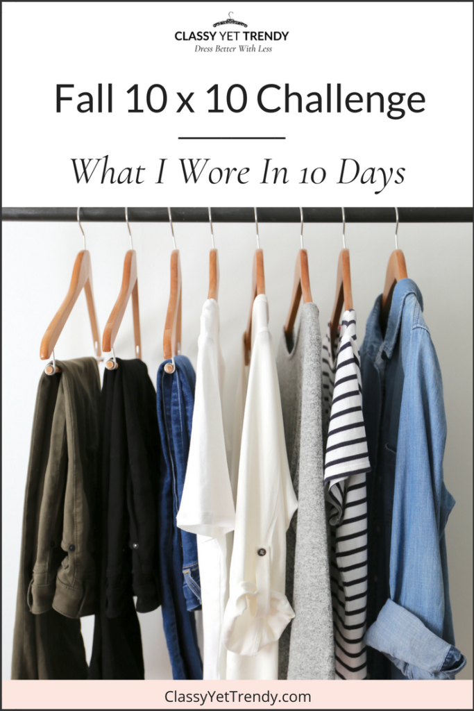 Fall 2017 10x10 Challenge- What I Wore In 10 Days
