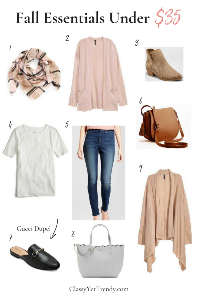 Fall Essentials Under $35