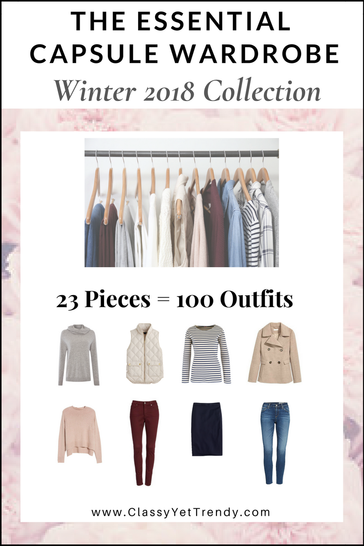 Essential Capsule Wardrobe Winter 2018