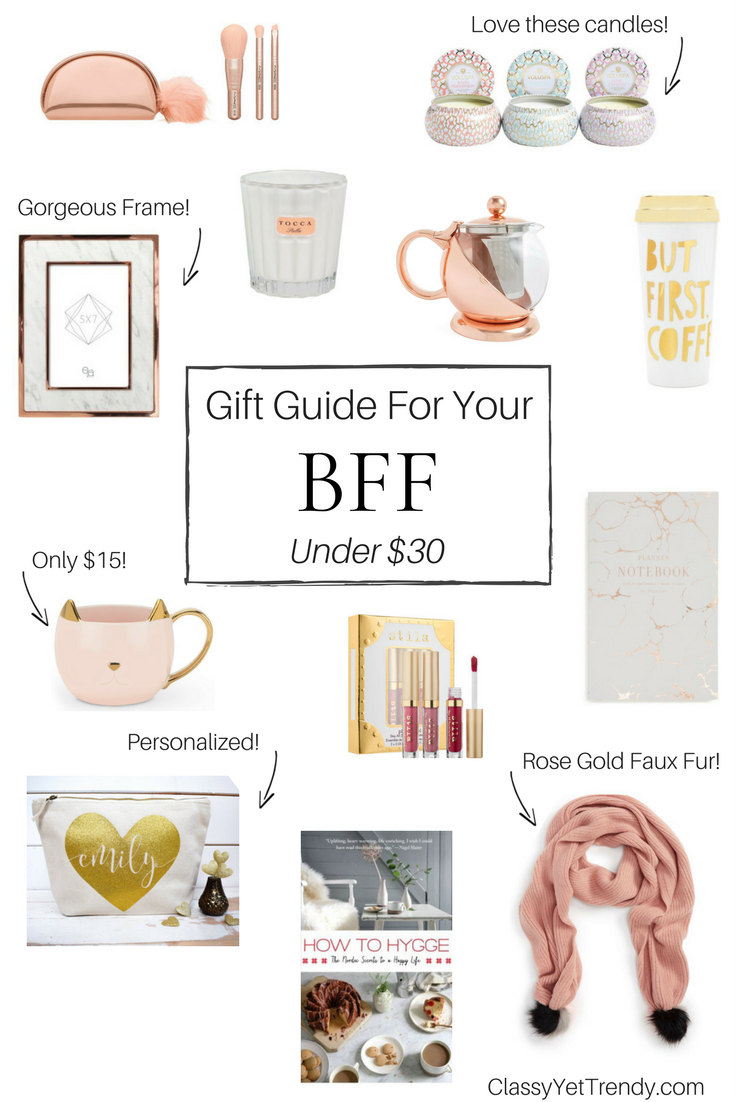 Gift Guide: For Your BFF Under $30