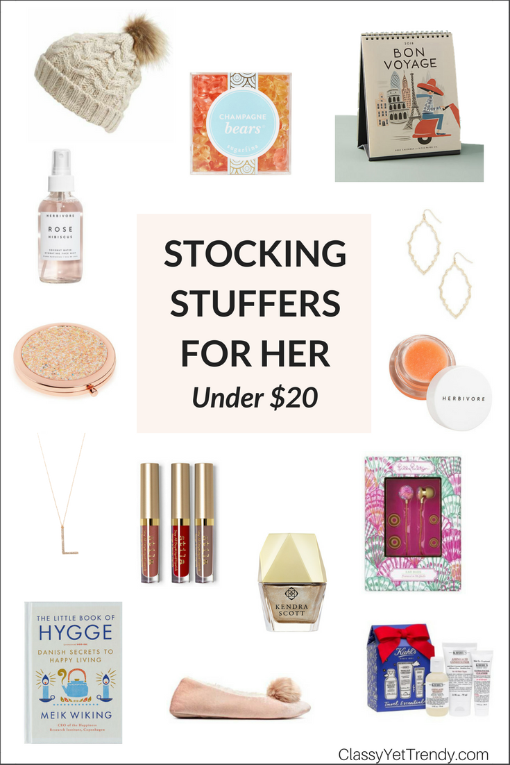 Gift Guide: Stocking Stuffers For Her Under $20