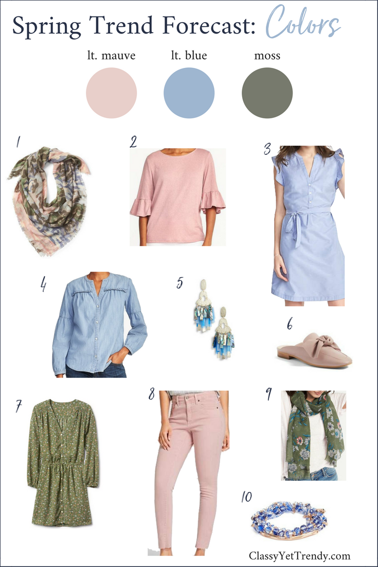 Spring shop colors outfits