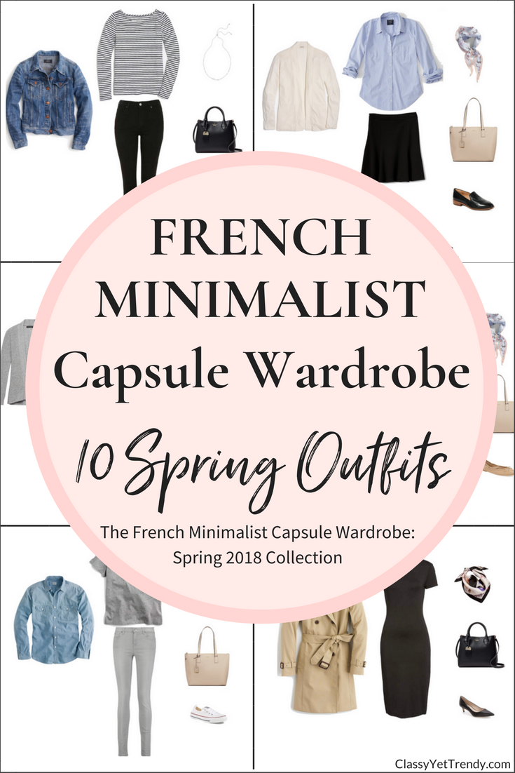 Create a French Minimalist Capsule Wardrobe: 10 Spring Outfits