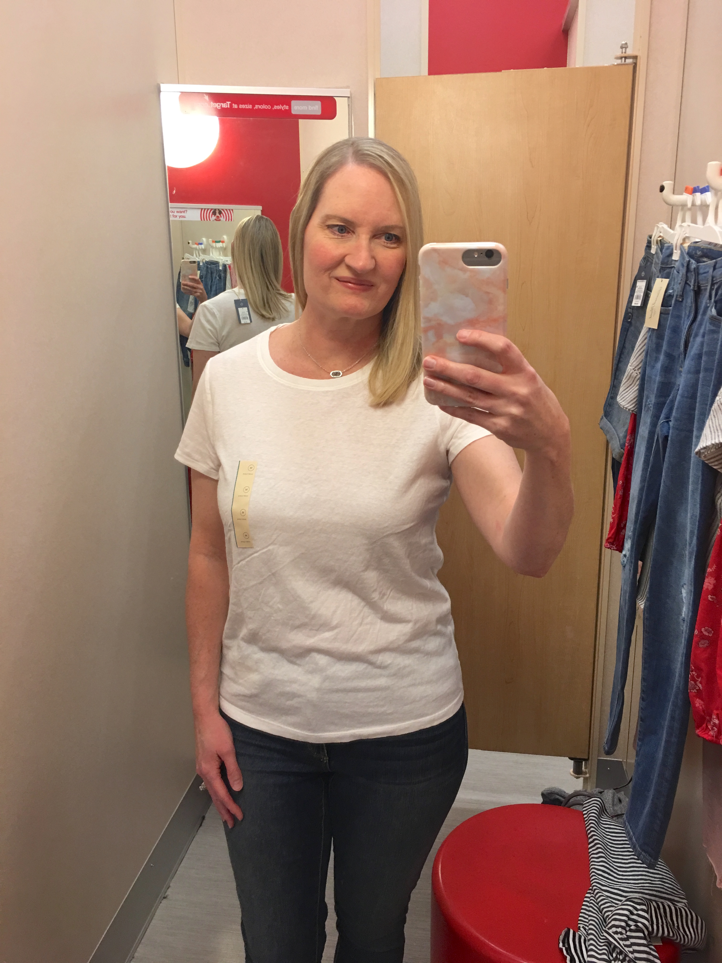 Target Universal Thread Review and Try-Ons White Tee 
