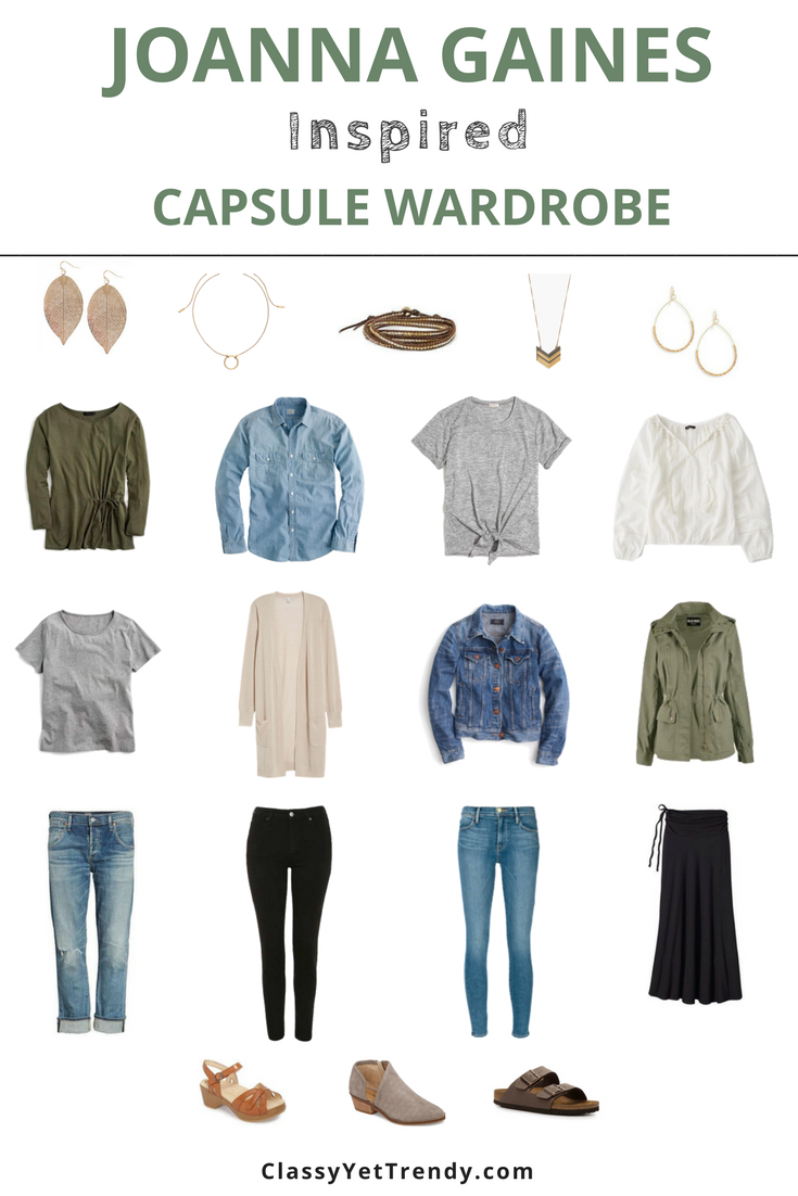 Joanna Gaines Inspired Capsule Wardrobe: 10 Outfit Ideas - Classy Yet Trendy