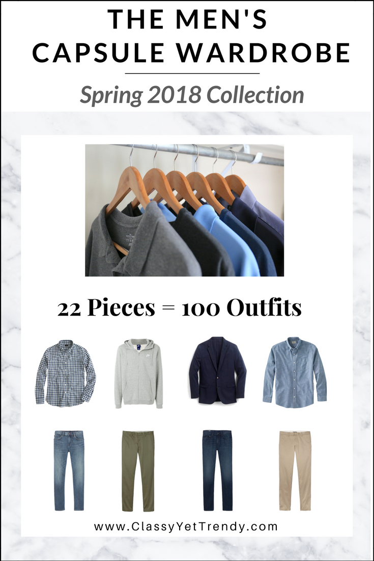Menswear Capsule Wardrobe Spring 2018 eBook