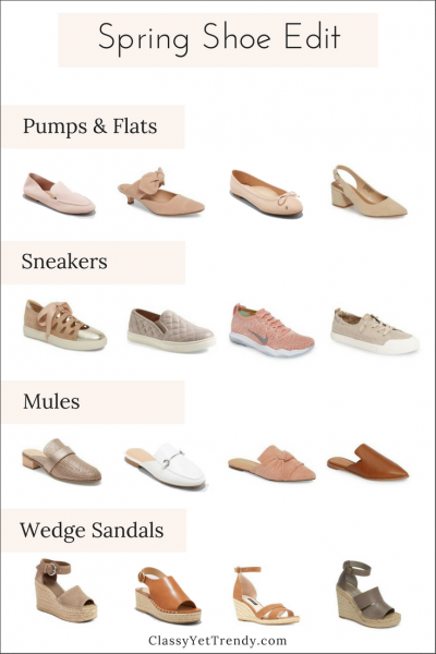 Spring Shoe Edit - Classy Yet Trendy