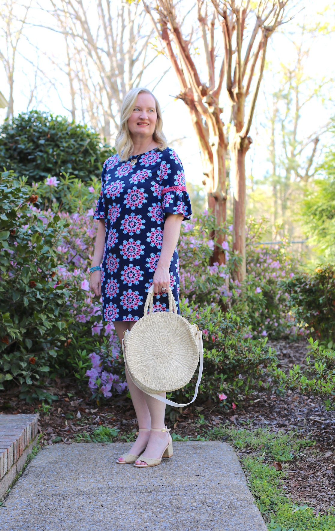 Clare V. Lea Straw Bag