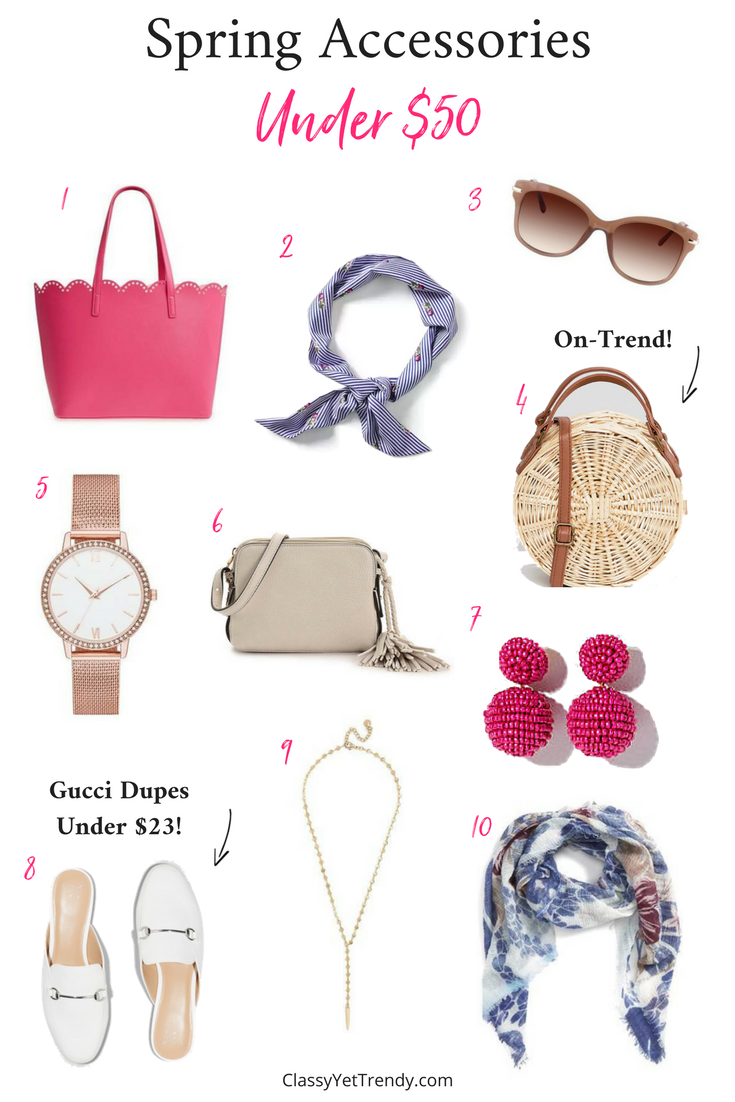 Spring Accessories Under $50