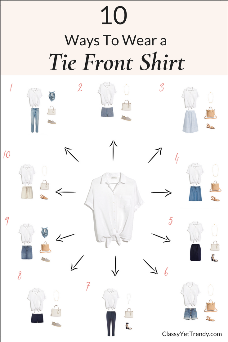 how to tie a knot in your shirt