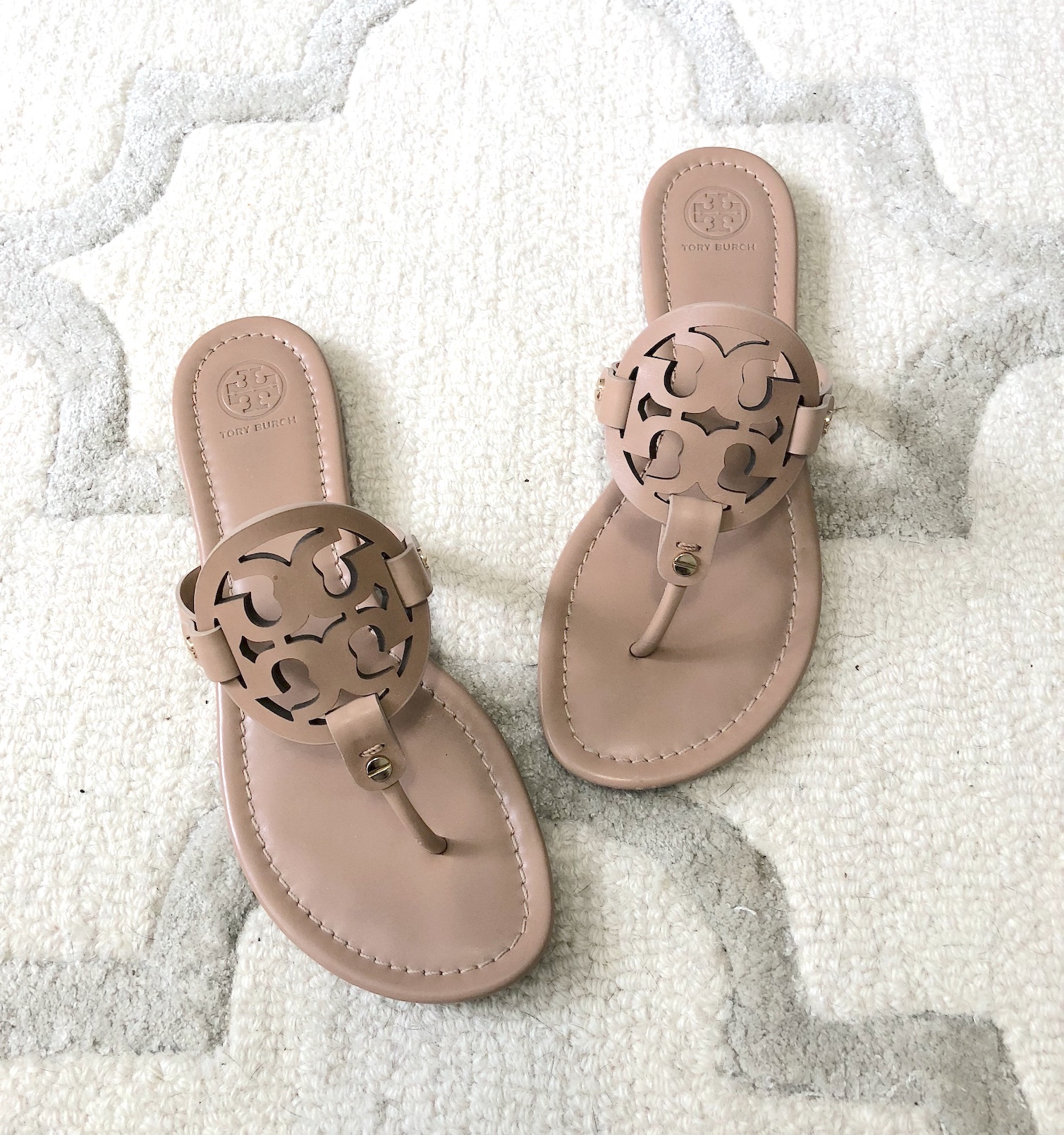 miller whipstitch sandal tory burch