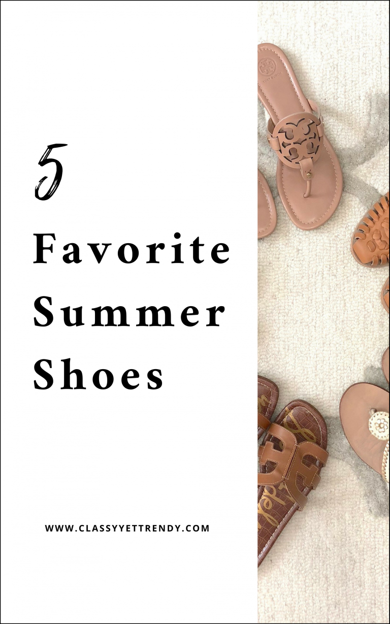 My 5 Favorite Summer Shoes