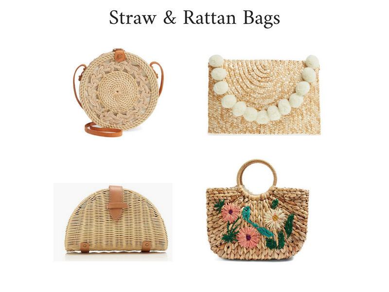 Summer 2018 Trends Report - Straw & Rattan Bags