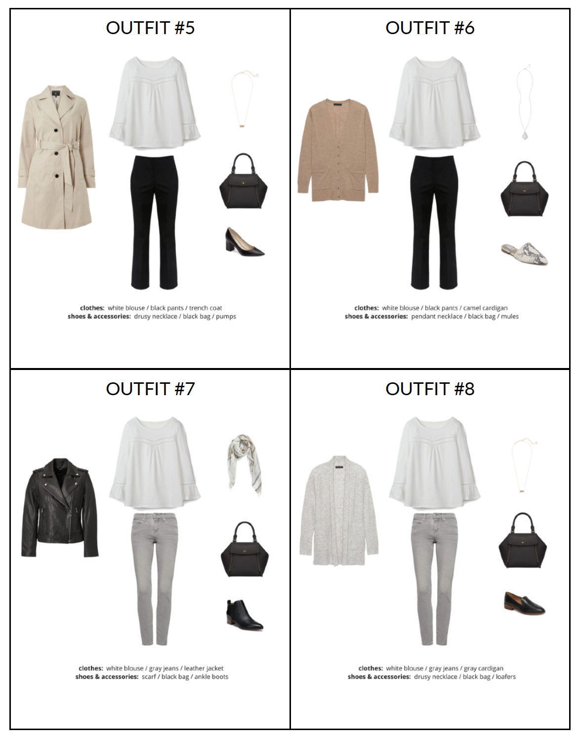 The French Minimalist Capsule Wardrobe: Fall 2018 Collection - Classy ...