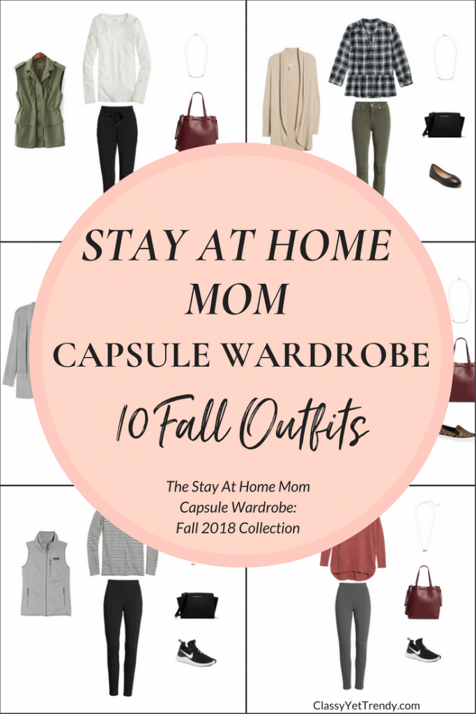 Stay At Home Mom Capsule Wardrobe - 10 Fall 2018 Outfits