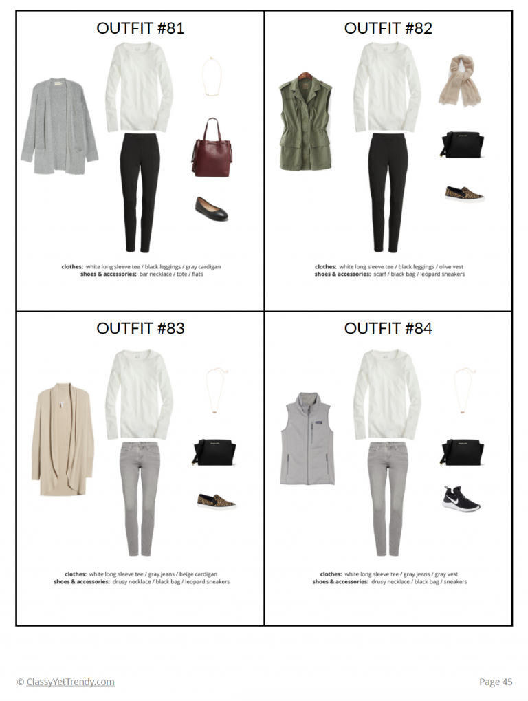 The Stay At Home Mom Capsule Wardrobe: Fall 2018 Collection - Classy ...