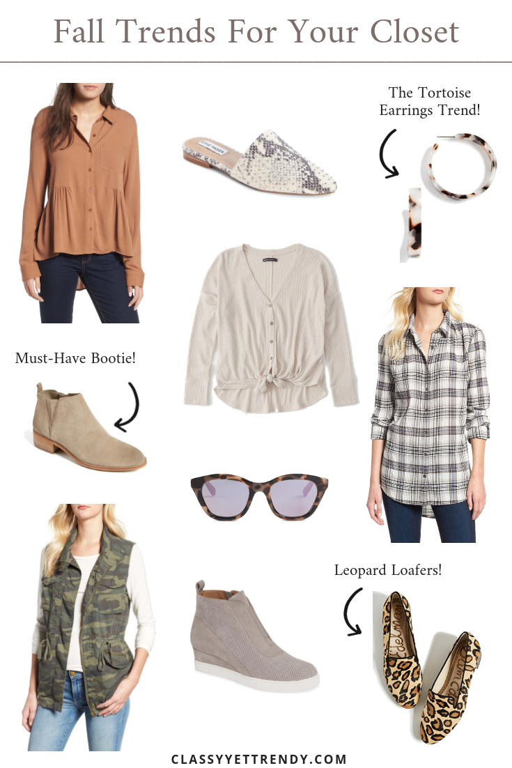Fall Trends For Your Closet
