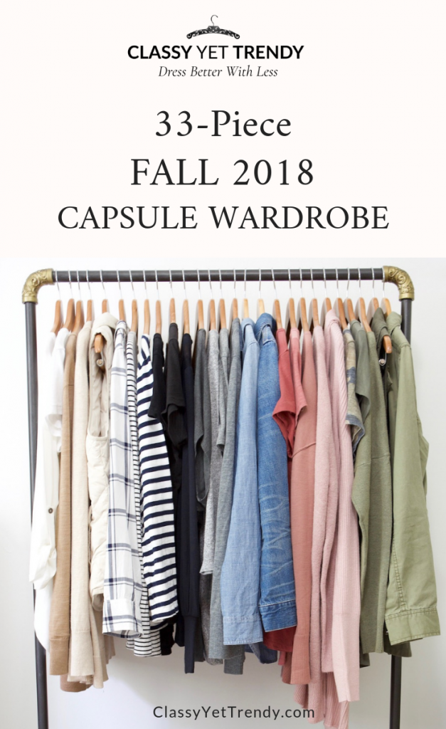 My 33-Piece Fall 2018 Capsule Wardrobe