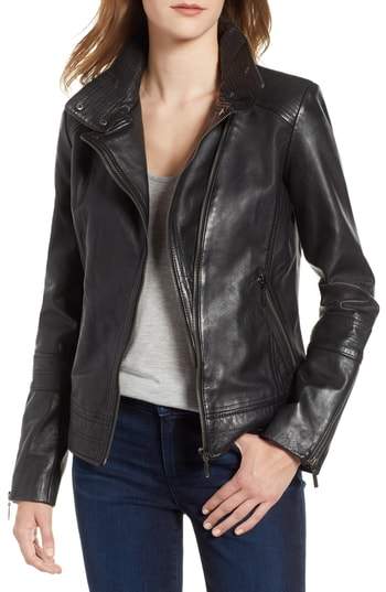 bernardo leather jacket