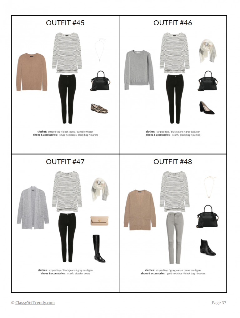 The French Minimalist Capsule Wardrobe: Winter 2018/2019 Collection ...