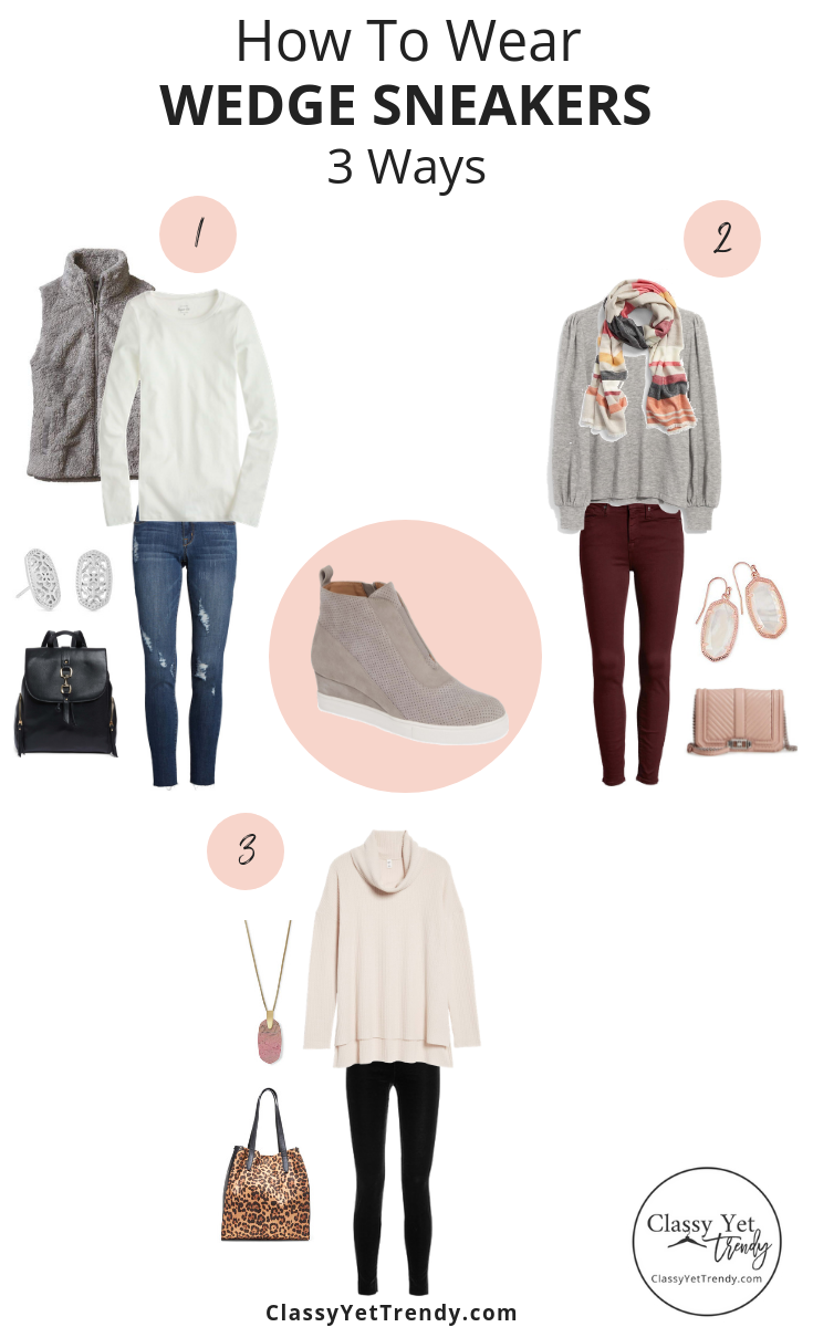 How To Wear Wedge Sneakers 3 Ways 