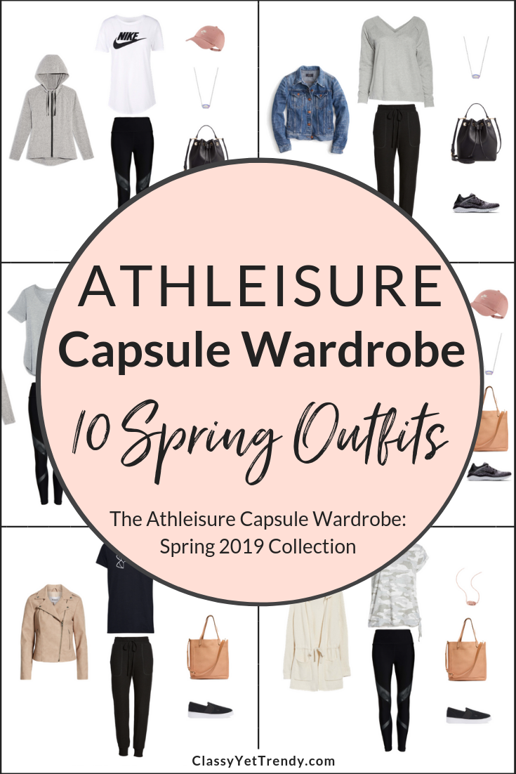 Athleisure Spring 2019 Capsule Wardrobe Preview - 10 Outfits