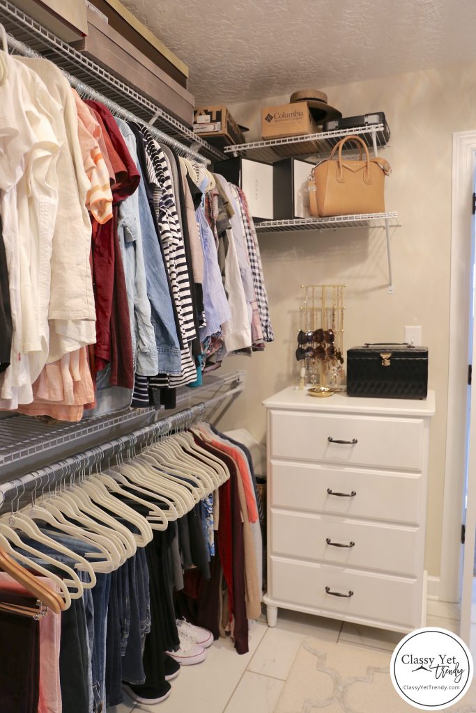 My 30-Piece Spring 2019 Capsule Wardrobe and Closet Tour! - Classy Yet ...
