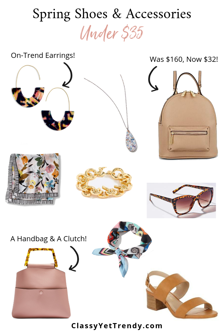 Spring Shoes and Accessories Under $35