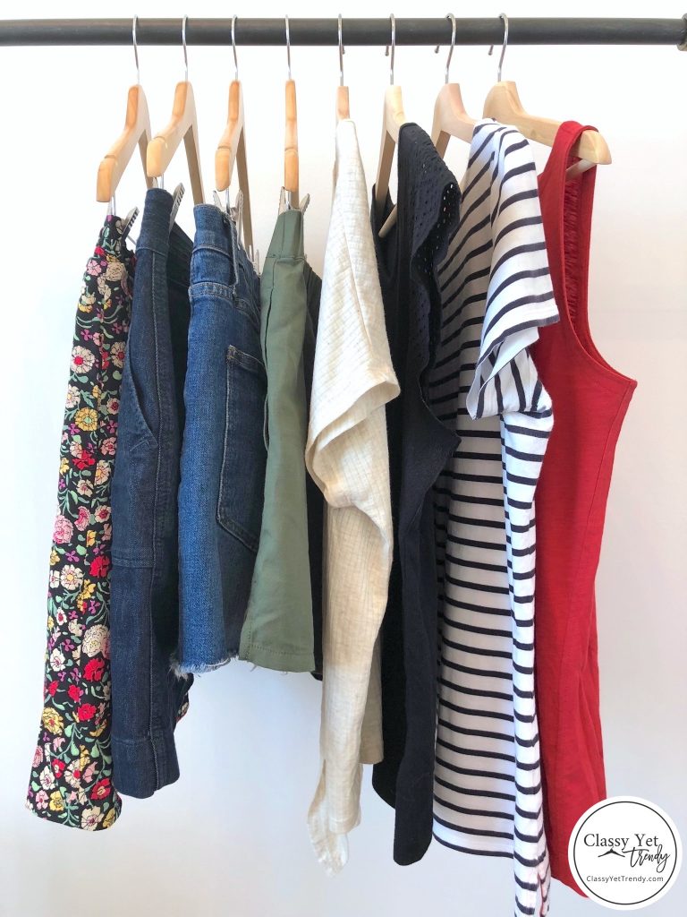 Savannah Georgia May 2019 - travel capsule clothes